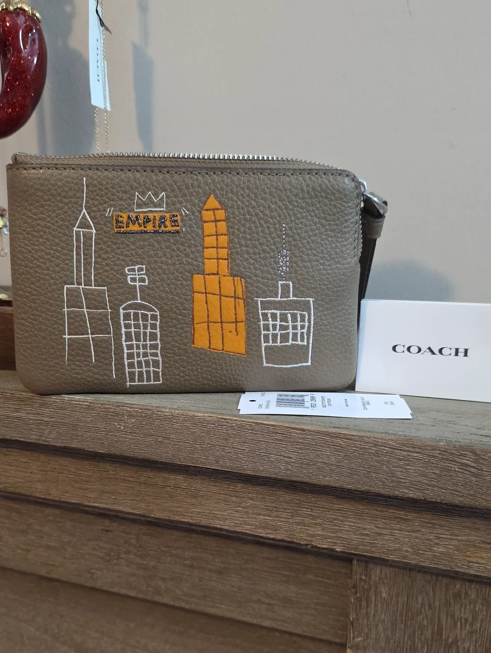 Coach Jean-Michel Basquiat Rare And Collectible Corner Zip Wristlet NWT